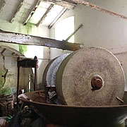 The olive press at the watermill