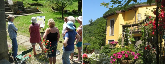 Painting in Italy at the watermill in Tuscany