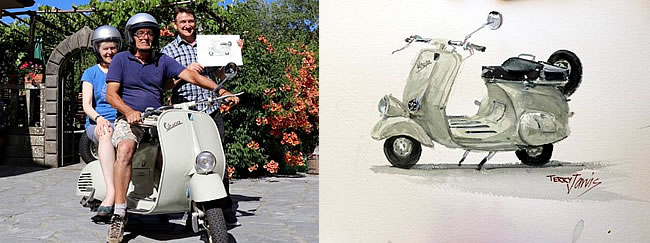 Terry's vespa painting