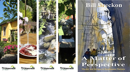 Watermill bookmarks and Bill Breckon's Book A Matter of Perspective