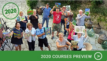 Preview our 2020 creative courses at the Watermill in Italy