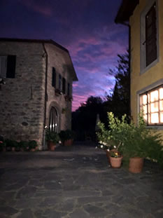 Night Sky at the watermill in Italy