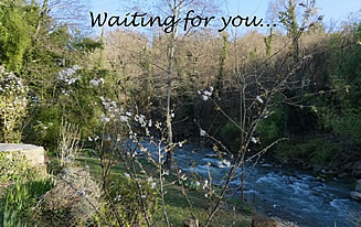 Waiting for you at the watermill in Italy