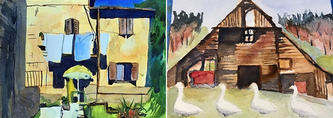 Mike's watermill online painting course