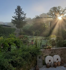 Sunrise at the Watermill in Tuscany, Italy