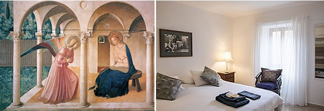 Fra Angelico art and bedroom