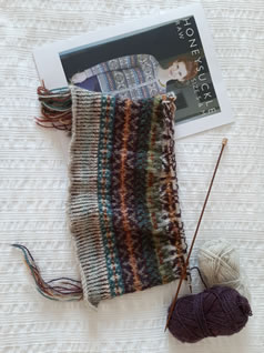 Knitting inspired by Marie Wallin