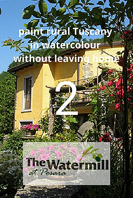 Online painting courses at the watermill