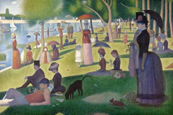 Painting by Georges Seurat