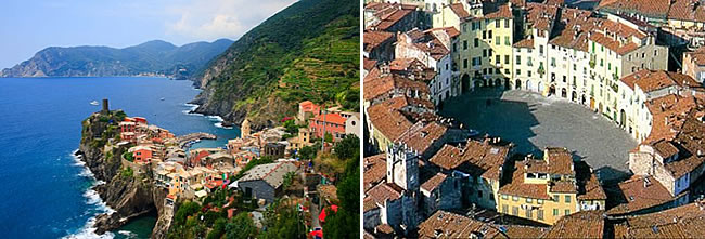 Vernazza and Lucca, Italy