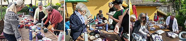 A Knitting course at the Watermill in Tuscany, Italy