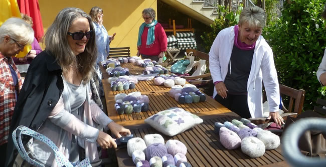 Knitting week at the Watermill in Tuscany, Italy
