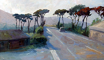 Painting tutor at the watermill in Italy Vicki Norman